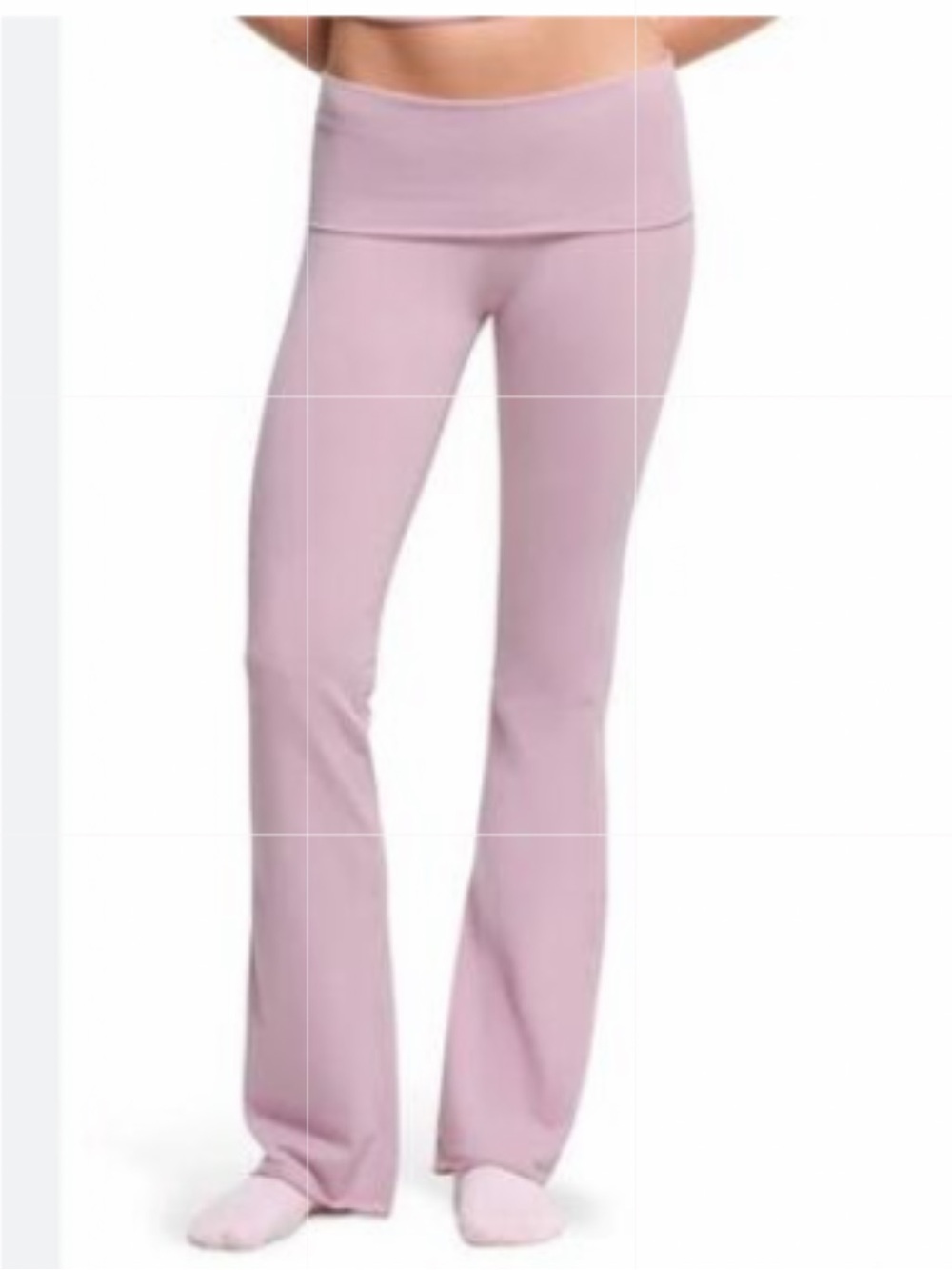 Skims High-Waist Flare Yoga Pants in Dusty Pink